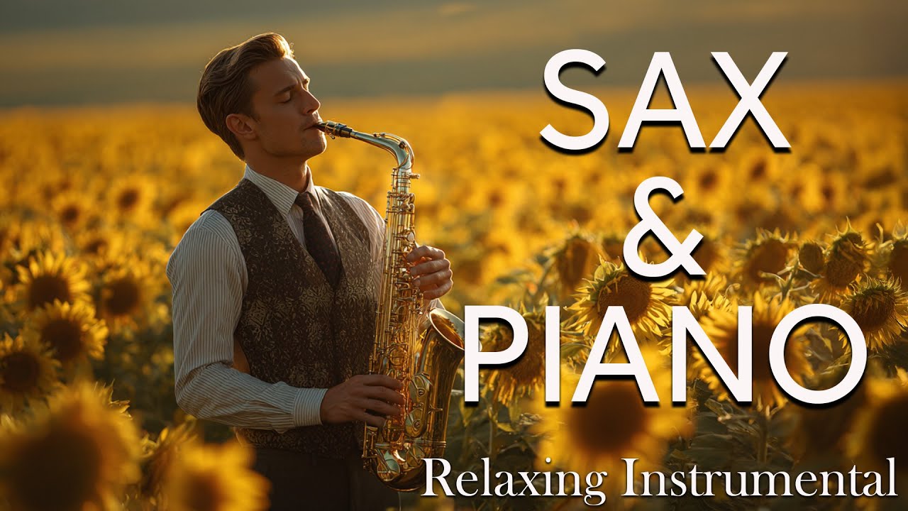 Dream In Gold - Piano & Sax | Emotional Instrumental Chill Music | Relax, Study & Sleep