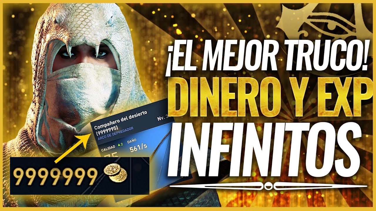 Assassin's Creed Origins | TRUCO GLITCH Duplicar Armas y Conseguir DINERO, EXPERIENCIA INFINITOS