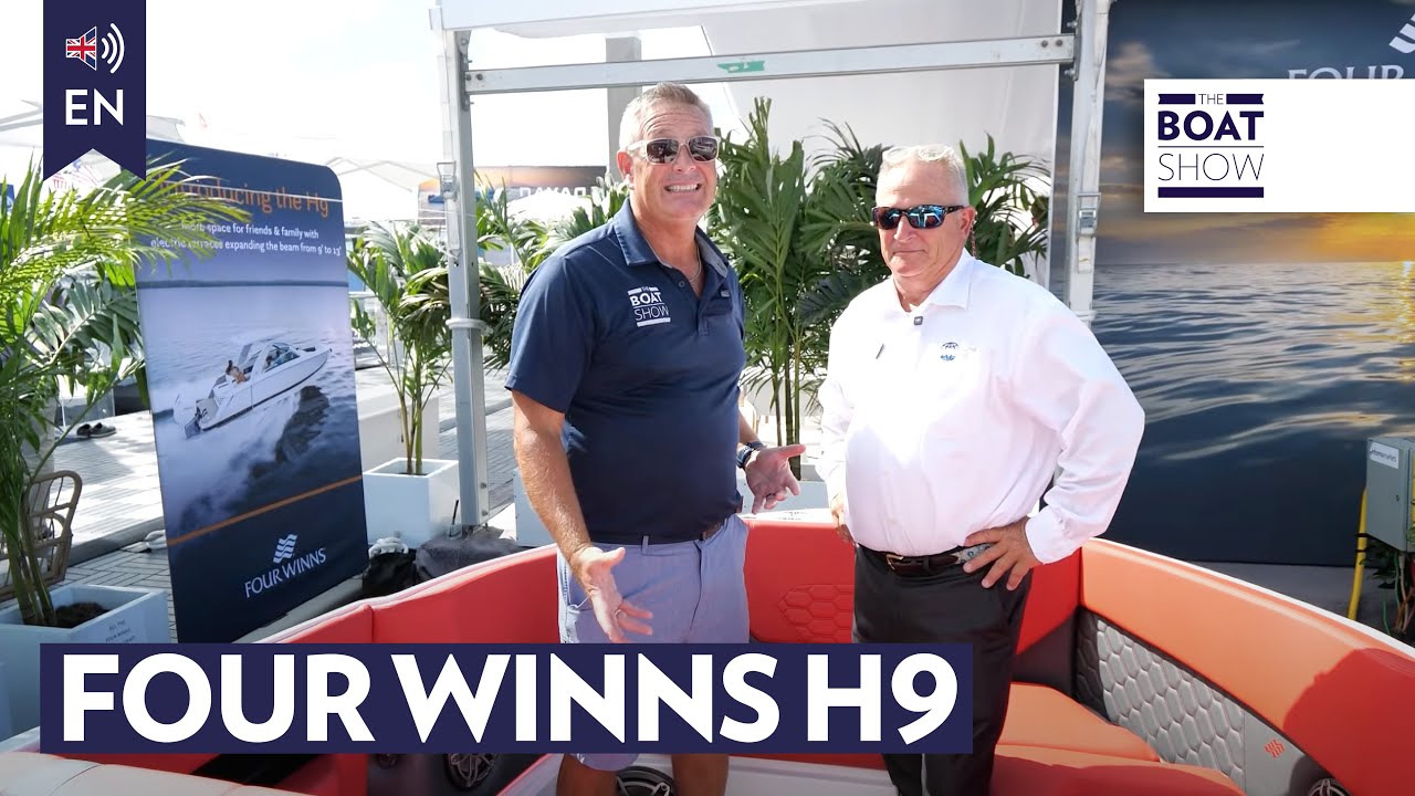 FOUR WINNS H9 seen at FLIBS 2024 - The Boat Show