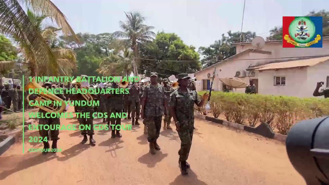 1 INFANTRY BATTALION AND DEFENCE HEADQUARTERS CAMP WELCOMES THE CDS