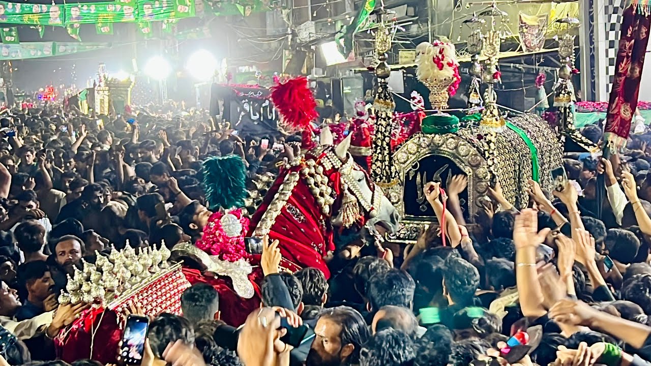 6 Rabi ul Awal | Kafla Sadat Madina Wapsi | Bramdgi Taboot Shahbeh Zuljnah Amarian - Mandi Quatar.