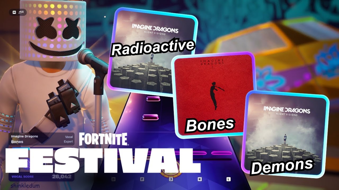 Every Song in the NEW Imagine Dragons Jam Bundle in Fortnite Festival! (Gold Star)