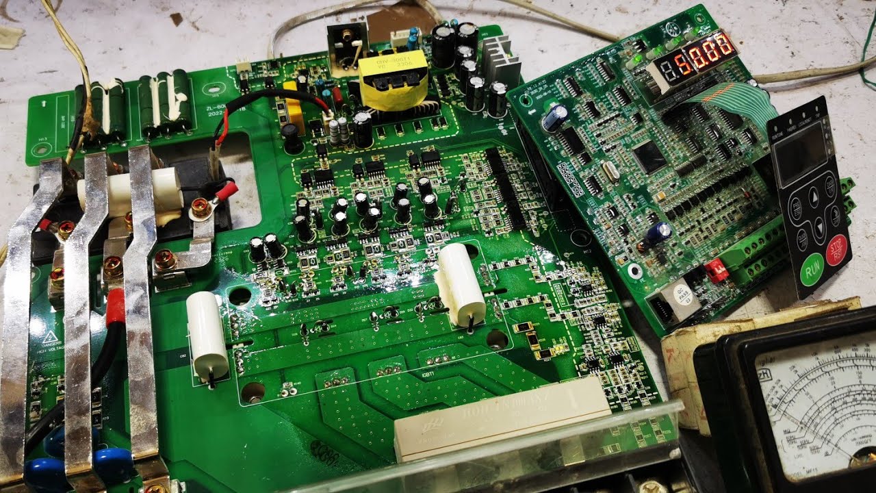 How to repair 18/22kw solar vfd 