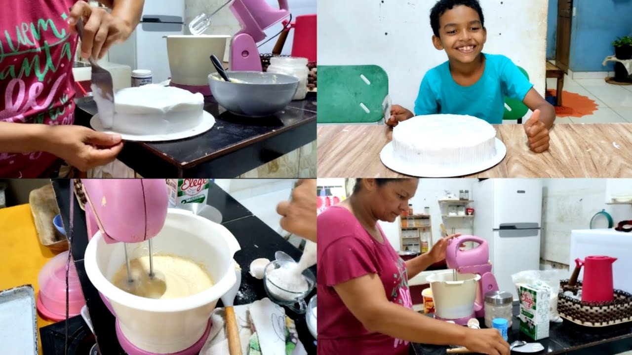 Rotina de uma mãe e dona de casa fiz um bolo pra ele 🎂