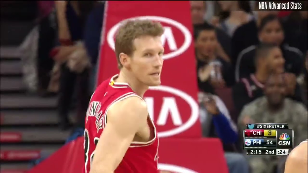 Mike Dunleavy Bulls Highlights 27 Points vs 76ers (11.07.14)