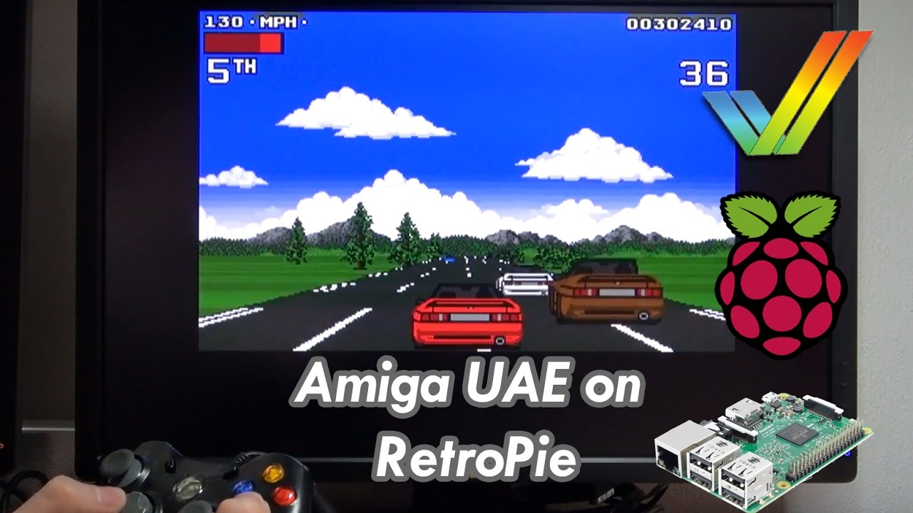 RetroPie Raspberry Pi 3 AMIGA UAE Emulator ClassicWB, Turrican, Lotus, Alien Breed, Giana Sister, +