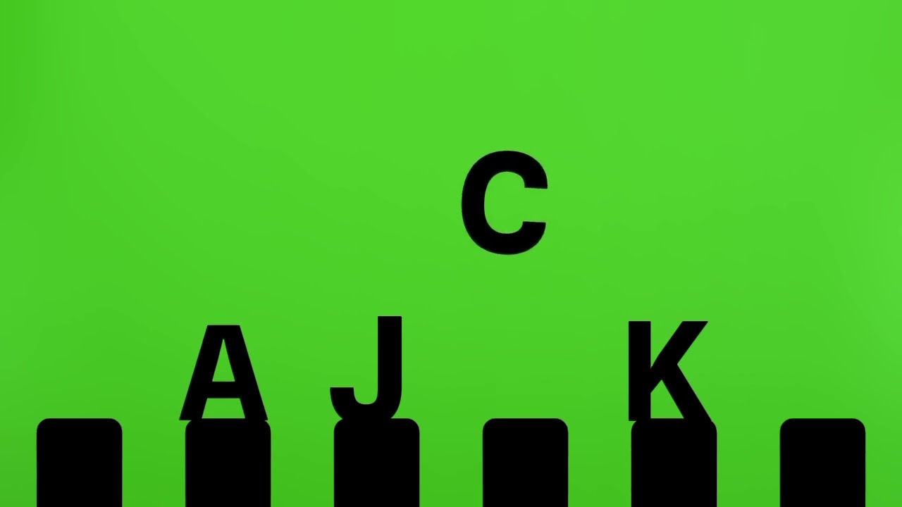 Letters Cinema Green Screen [MOST POPULAR VIDEO]