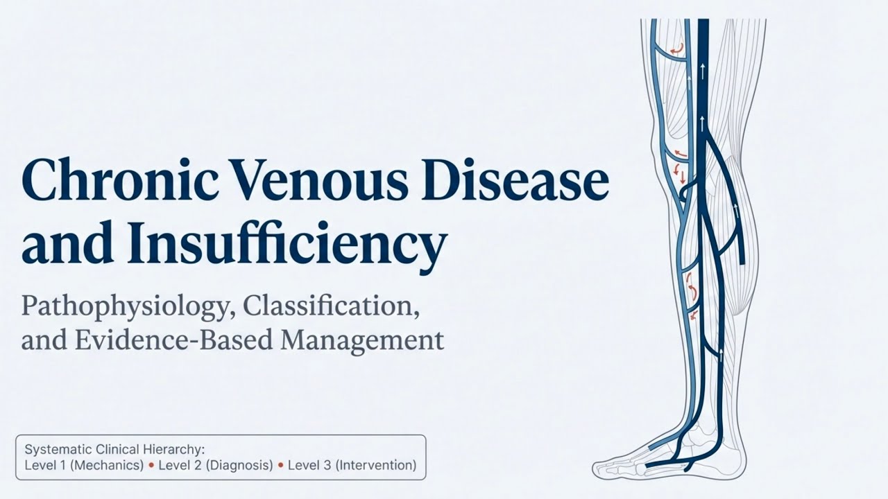 Chronic Venous Insufficiency & Post-Thrombotic Syndrome (PTS) | simplified step by step