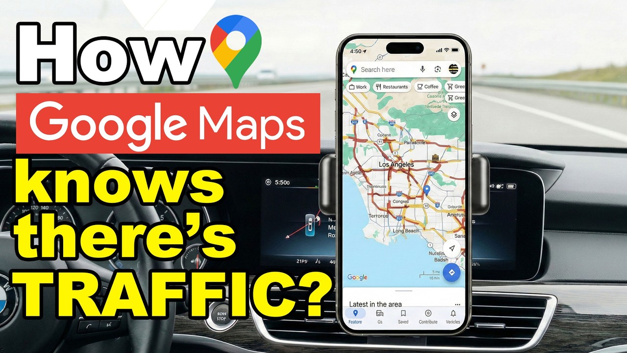 How Google Maps Knows There's Traffic | Simple but Surprising