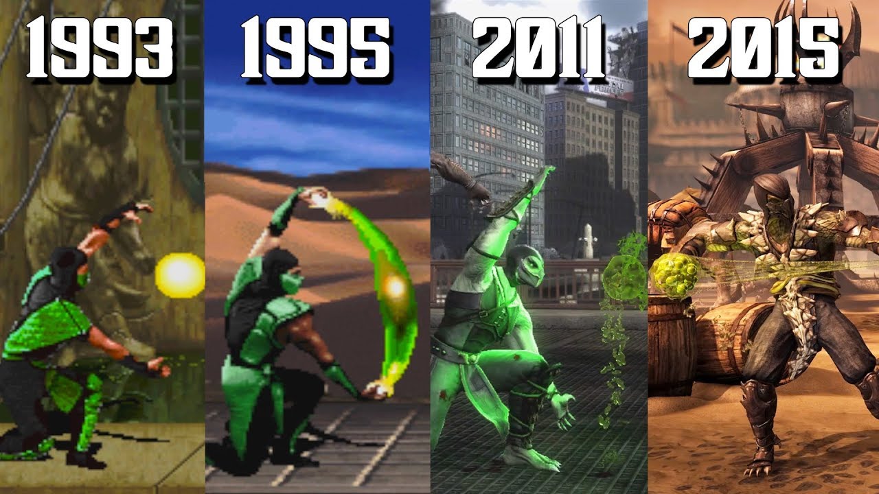 The Evolution of Reptile's Force Ball! (1993-2015)