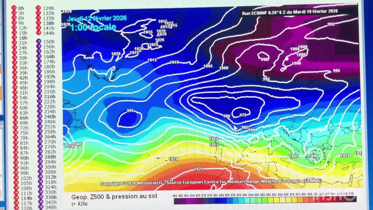 Point météo : TEMPÊTE NILS en approche pour ce mercredi soir sur les régions de l’Ouest ! 