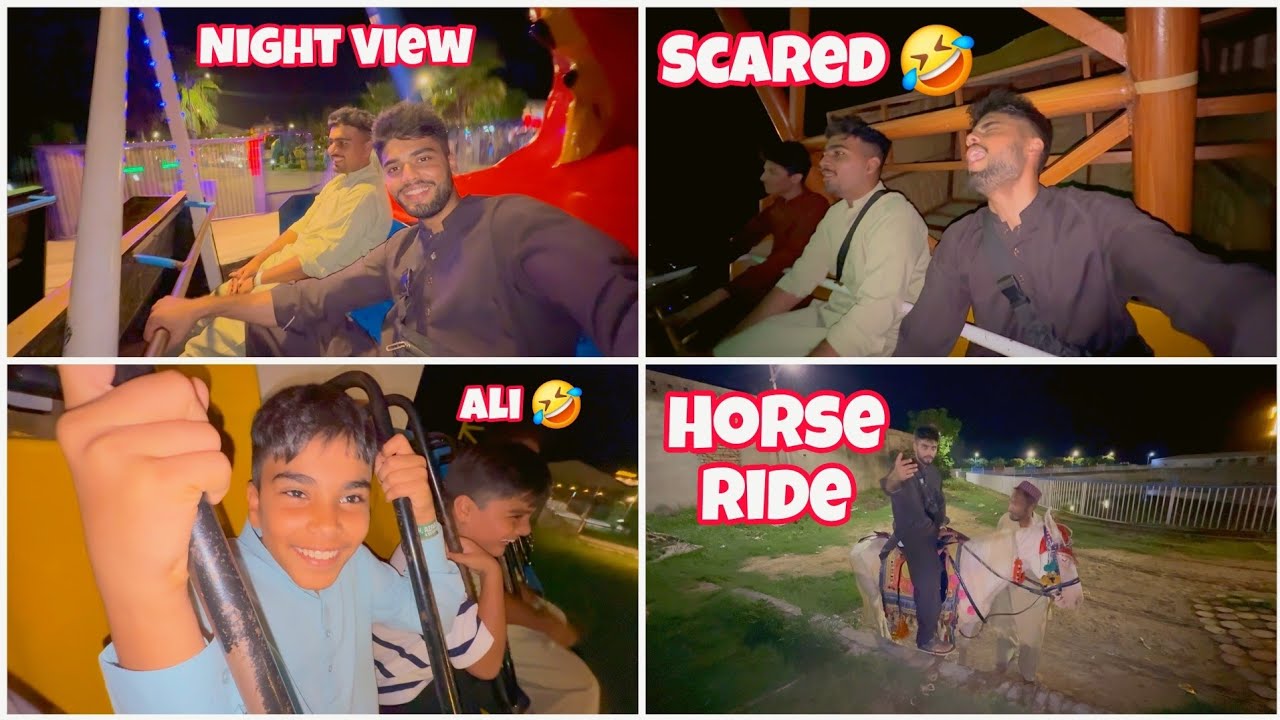 Ch Azam Theme Park 😍🇵🇰 [ So Much Fun 🤣 ] Night View 🌙 - Hamzah Vlogs