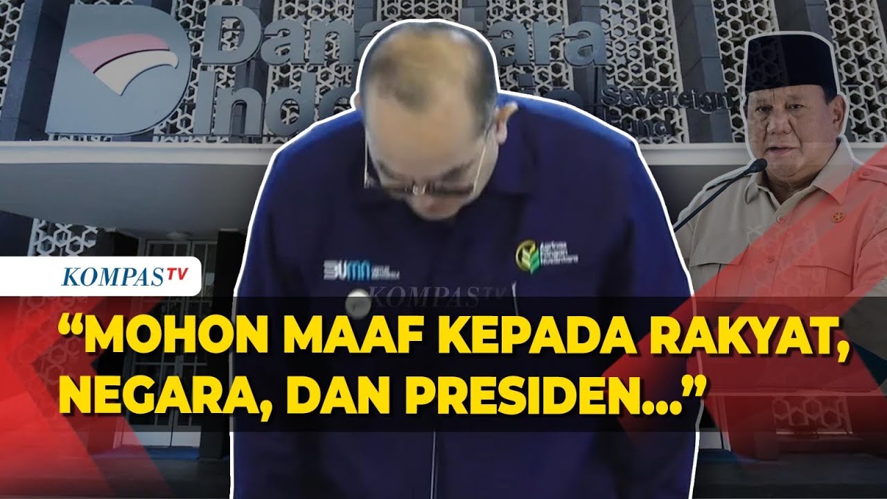 Menunduk Minta Maaf ke Prabowo, Dirut BUMN Agrinas Pangan Nusantara Mengundurkan Diri dari Danantara