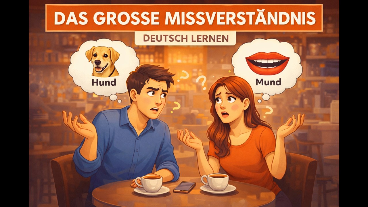 Das große Missverständnis (The Big Misunderstanding) 👂❓ | Learn German with a Story