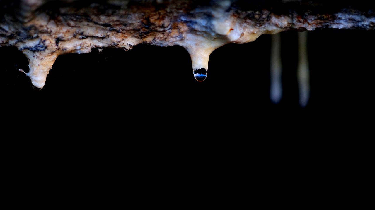 Relaxing Sound Of Water Drops In A Cave