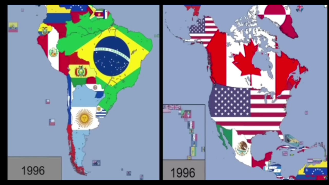 Evolution of North and South America 2020 To 600 🇨🇦🇺🇸🇲🇽 [Mahad Usman]