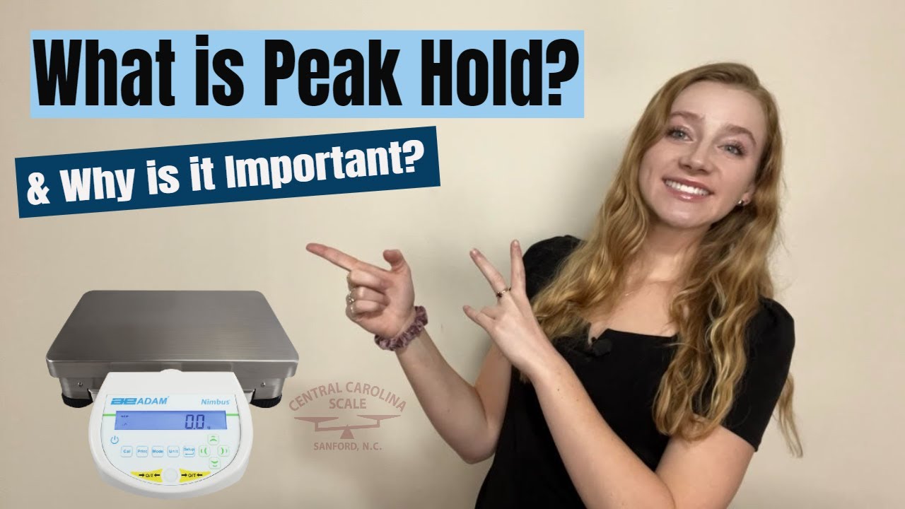 What is Peak Hold on a Scale or Laboratory Balance & Why is it Important?