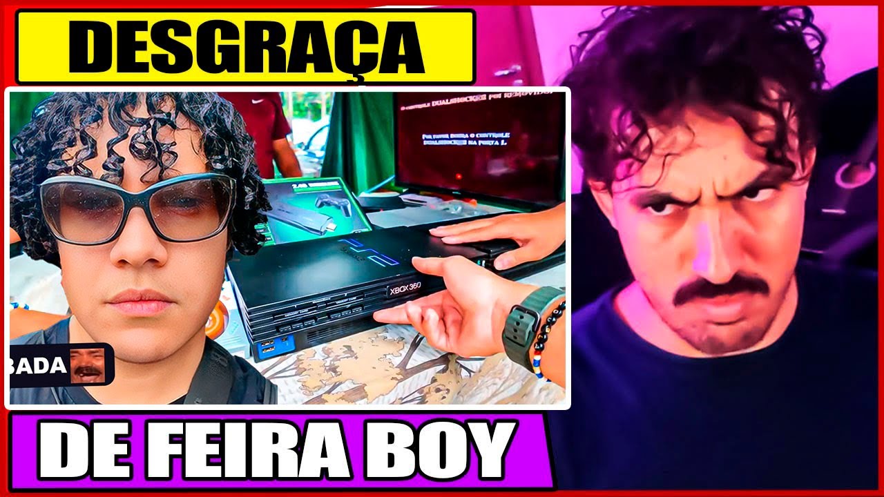 FINALMENTE FUI NA FEIRA DO ROUBO | Leozin React