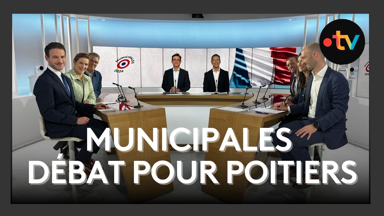 Municipales 2026 : débat entre 6 candidats pour Poitiers