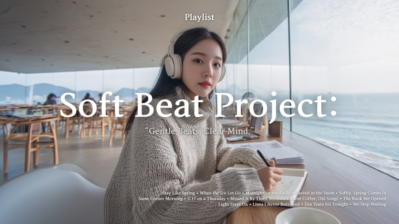 Soft Pop Playlist | A Focused Study Afternoon, Waves Left Outside🌊 | Study 📚 Focus 🎧 Work 📝 Coding 💻