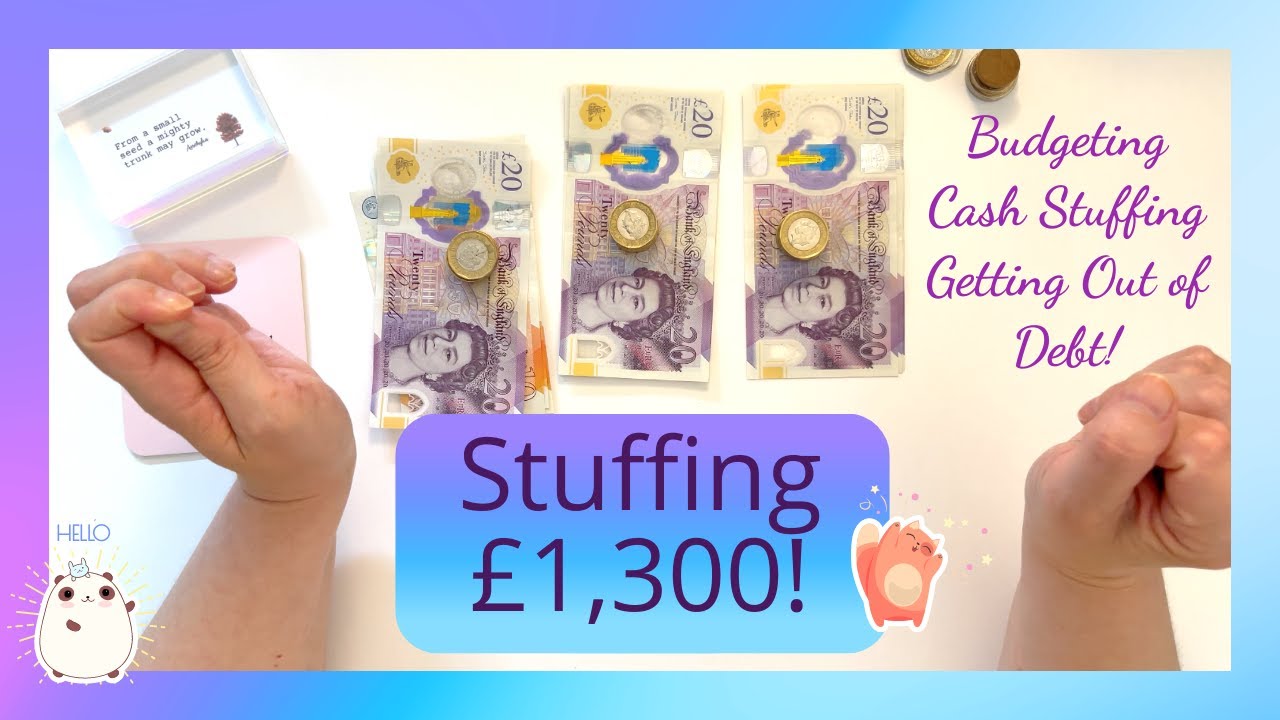 I got my bonus! Stuffing &pound;1,300 across hyperjar and my binders! | Cash Stuffing | Budgeting | Debt