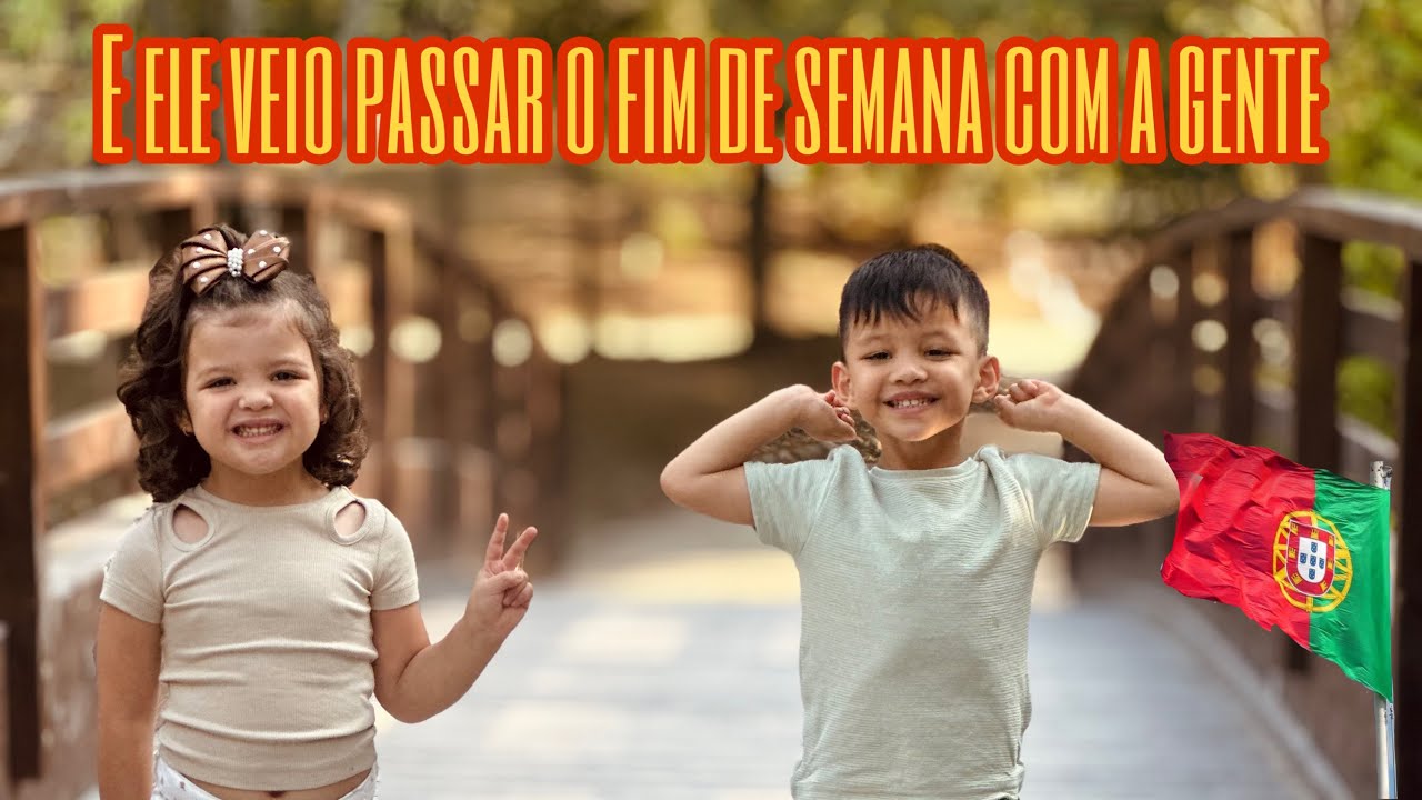 ELE VEIO PASSAR O FIM DE SEMANA COM A GENTE 🇵🇹