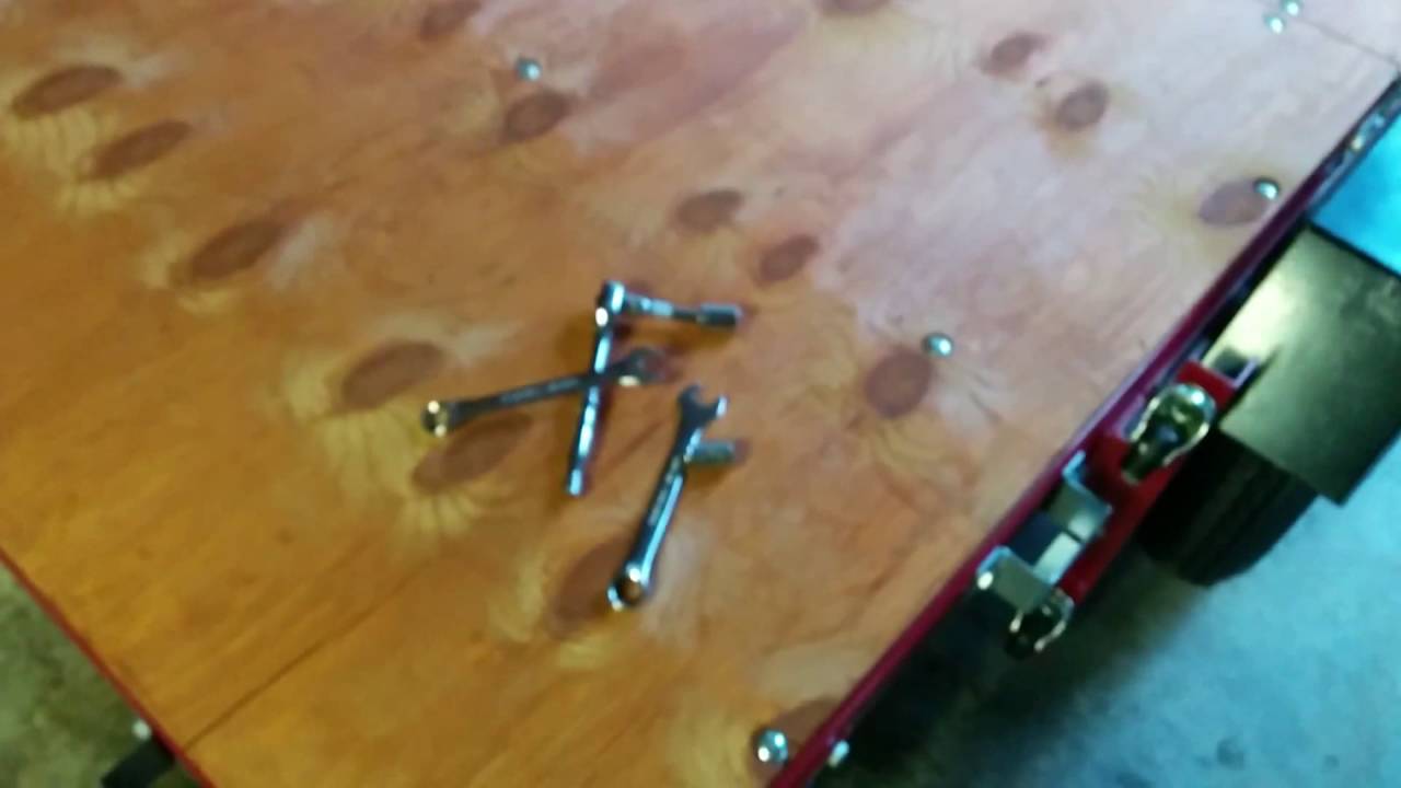 Harbor Freight Folding Trailer Unfolding