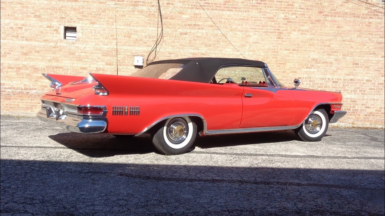1961 Chrysler New Yorker Convertible in Red & Engine Sounds on My Car Story with Lou Costabile