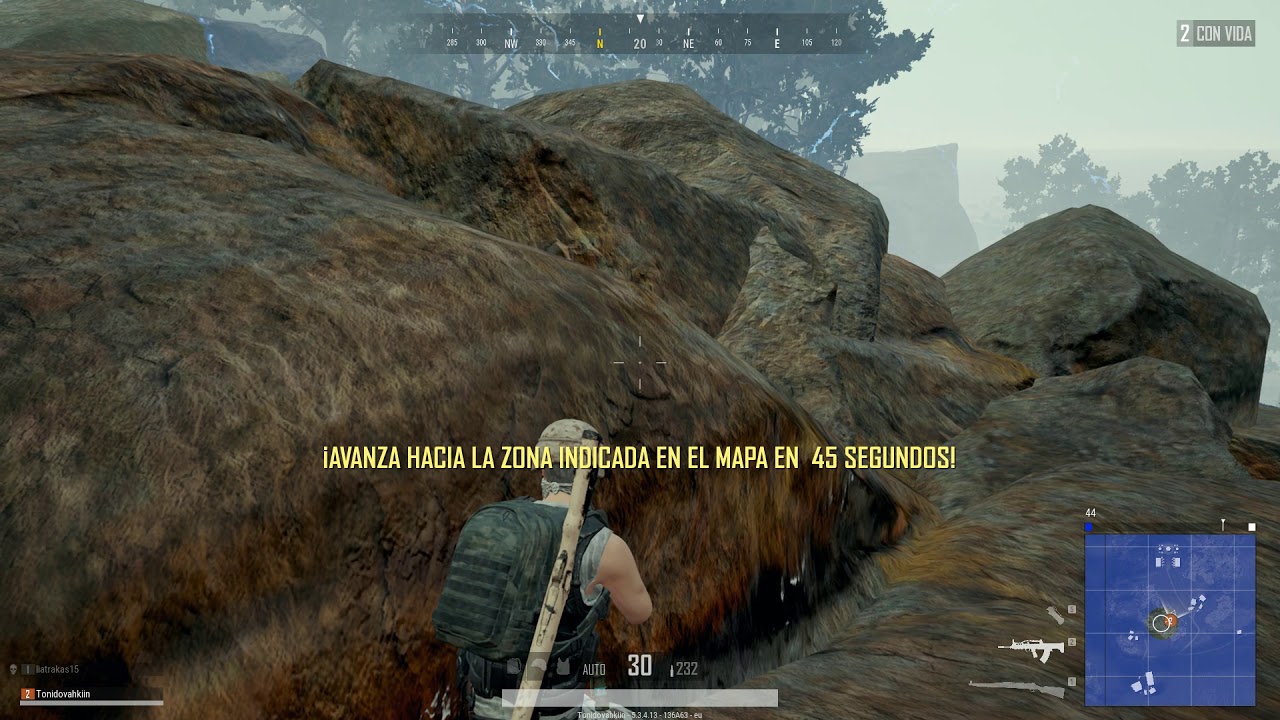 PUBG La colocaci'on