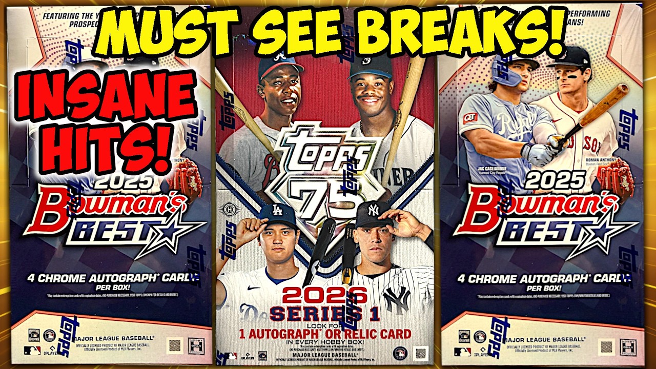 NEW 2025 Bowman's BEST Baseball Cards & Topps Finest Basketball Breaks!