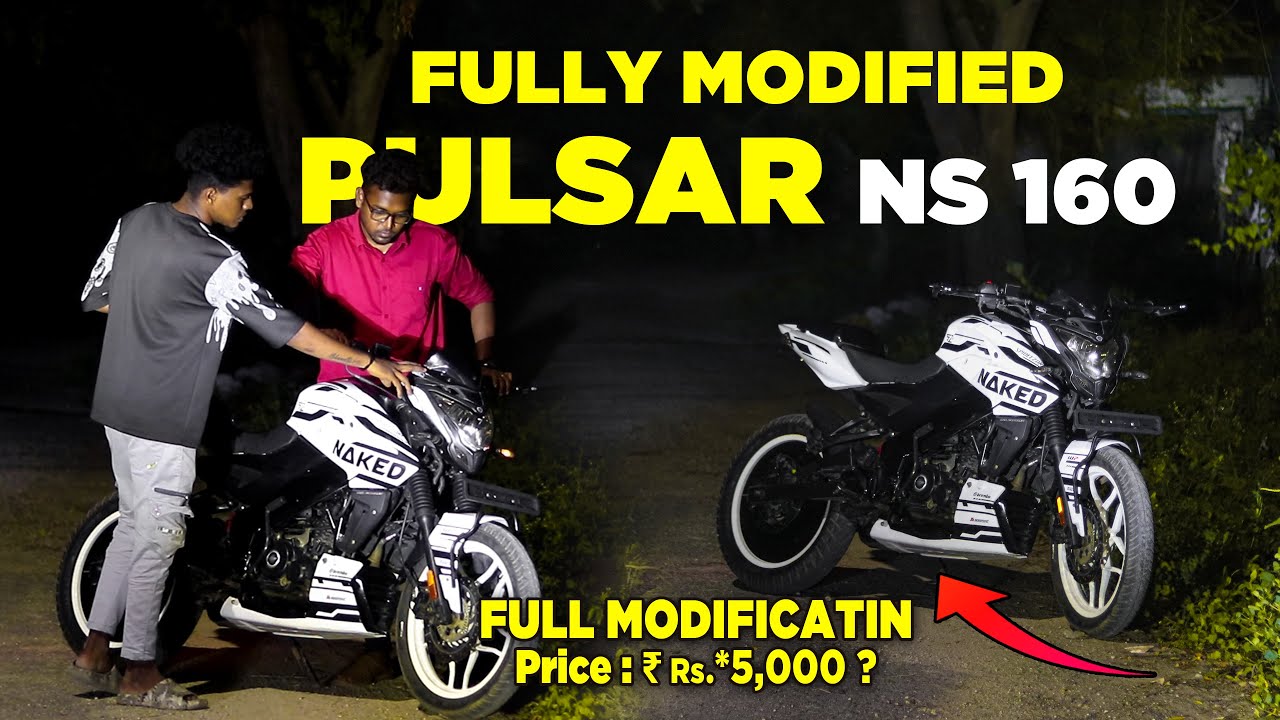 😮Pulsar Ns160 Modification | 2023 New Ns160 | Bike Modification Tamil #ns200 #pulsarns160  #pulsarns