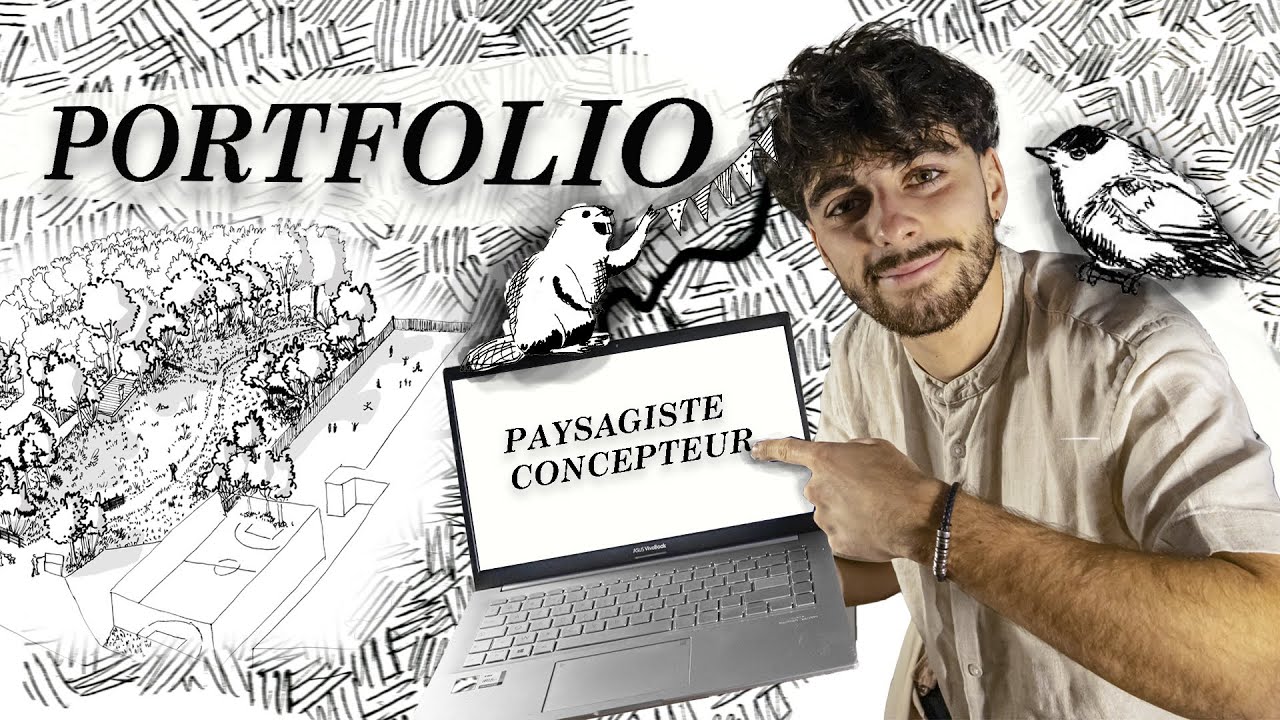 Mon PORTFOLIO d'étudiant ARCHITECTE PAYSAGISTE
