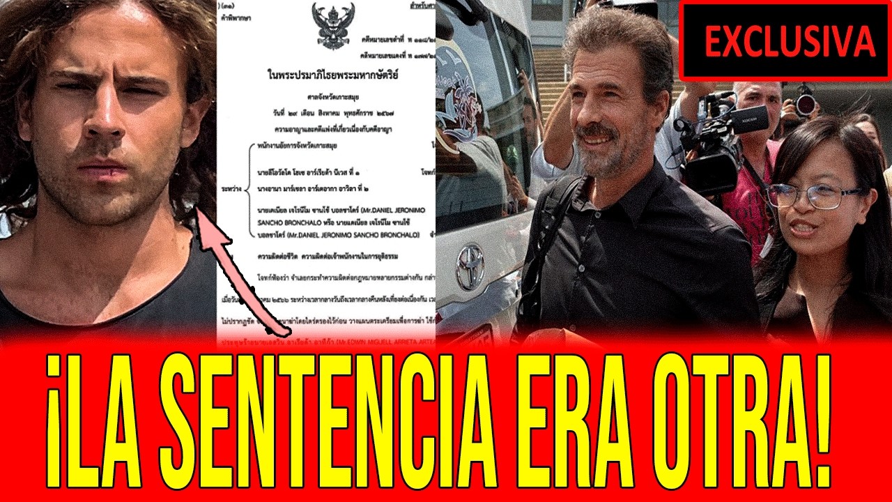 ¿POR QUÉ CAMBIARON LA SENTENCIA REAL DE DANIEL SANCHO AL ÚLTIMO MOMENTO? EXCLUSIVA GRAVE DE OSPINA!