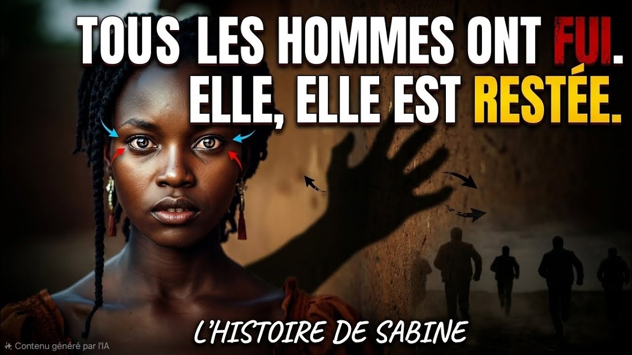 Tous les hommes ont fui. Elle, elle est rest&eacute;e.