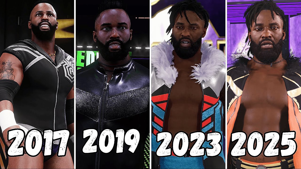 Entrance Evolution of Cedric Alexander 2017 -2025 - WWE Games