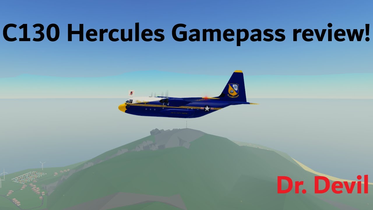 C130 Hercules Gamepass Review PTFS! Roblox