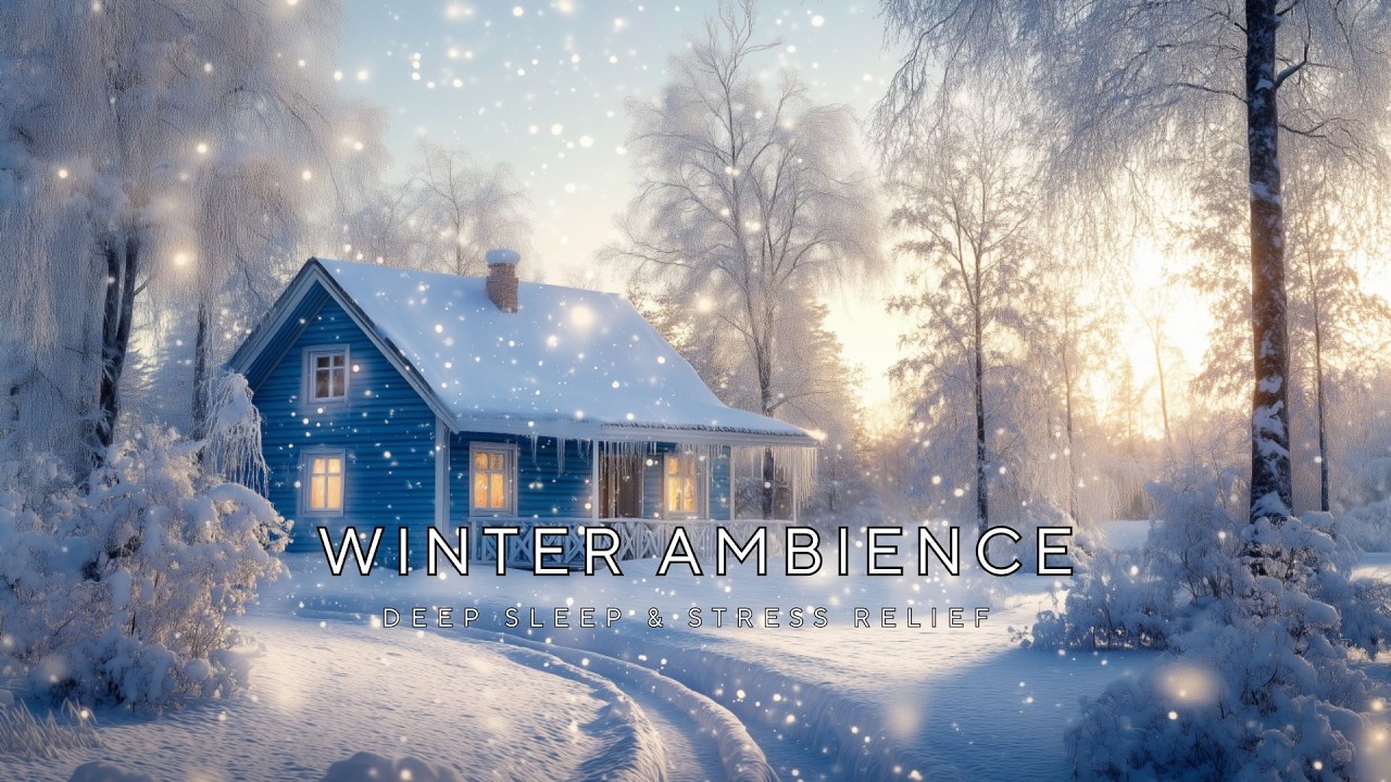 ❄️ Blizzard Night White Noise 🌙 Snowstorm for Calm & Rest