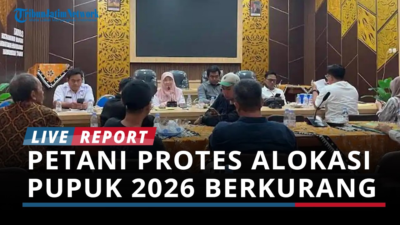 Protes Alokasi Pupuk, Puluhan Petani Geruduk DKP2P Tuban