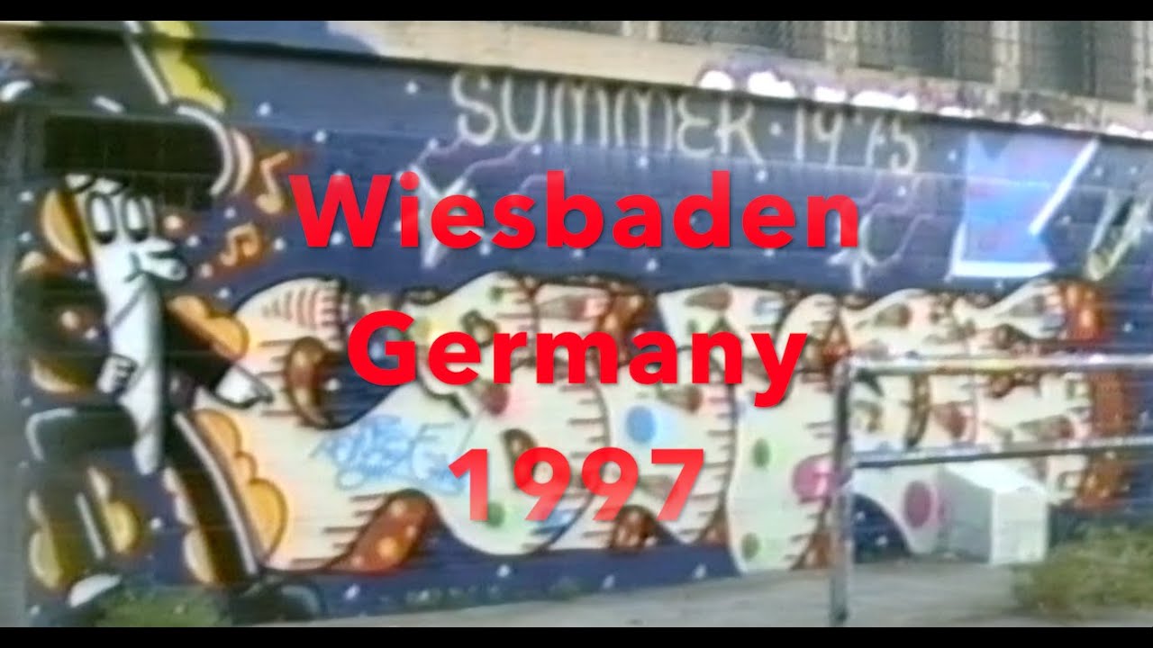 Wiesbaden, Germany graffiti Hall of fame 1997 ft. Blade; TC.5, Mode2; The Chrome Angelz and more...