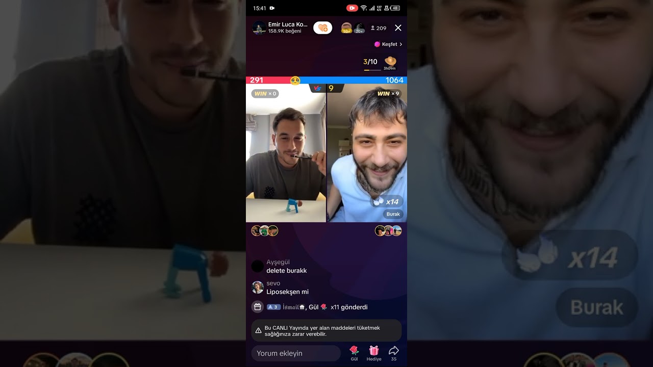 Emir Luca Koçhisarlı-Burak Genç Canlı Yayın #kısmetseoluraşkıngücü