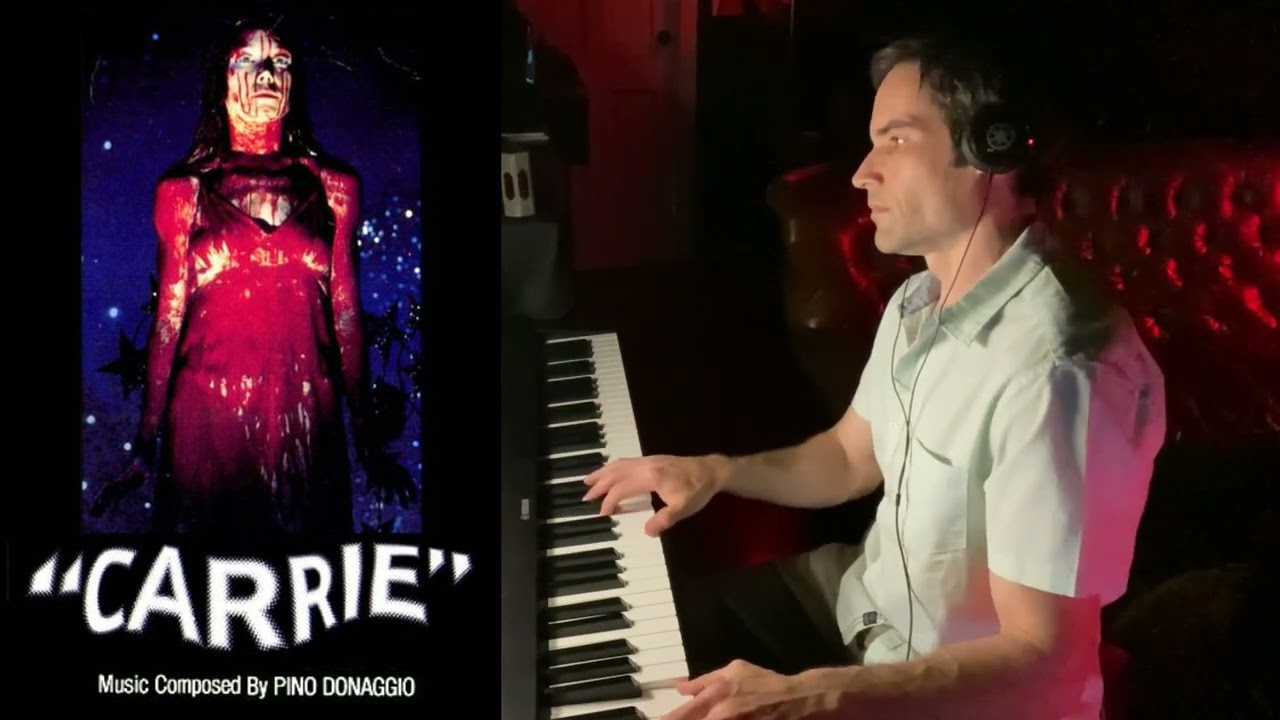 CARRIE (1976) piano solo (Theme composed by PINO DONAGGIO) Stephen King