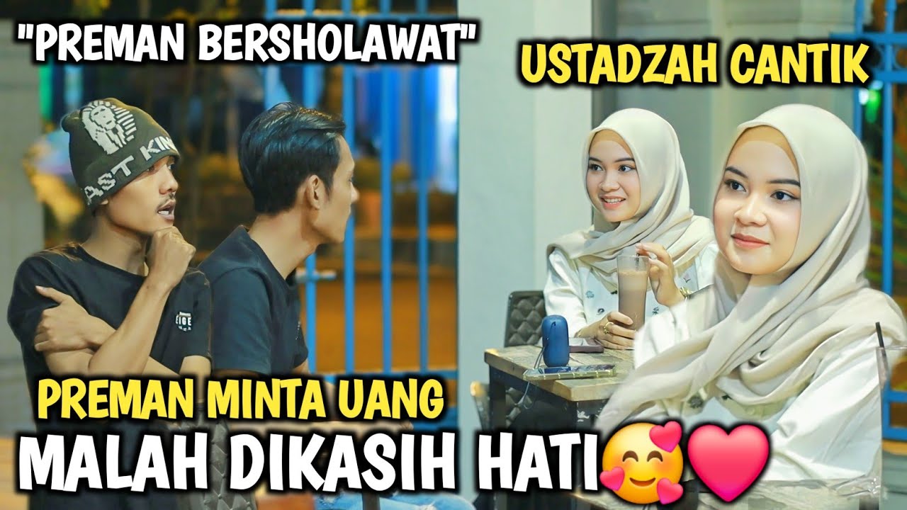 PRANK SHOLAWAT !! USTADZAH CANTIK DIBIKIN KESEM SEM SAMA PREMAN PASAR!!!