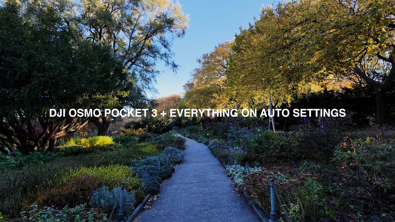 DJI Osmo Pocket 3 - 4K Walk - Fort Tryon NYC - Full Auto Mode
