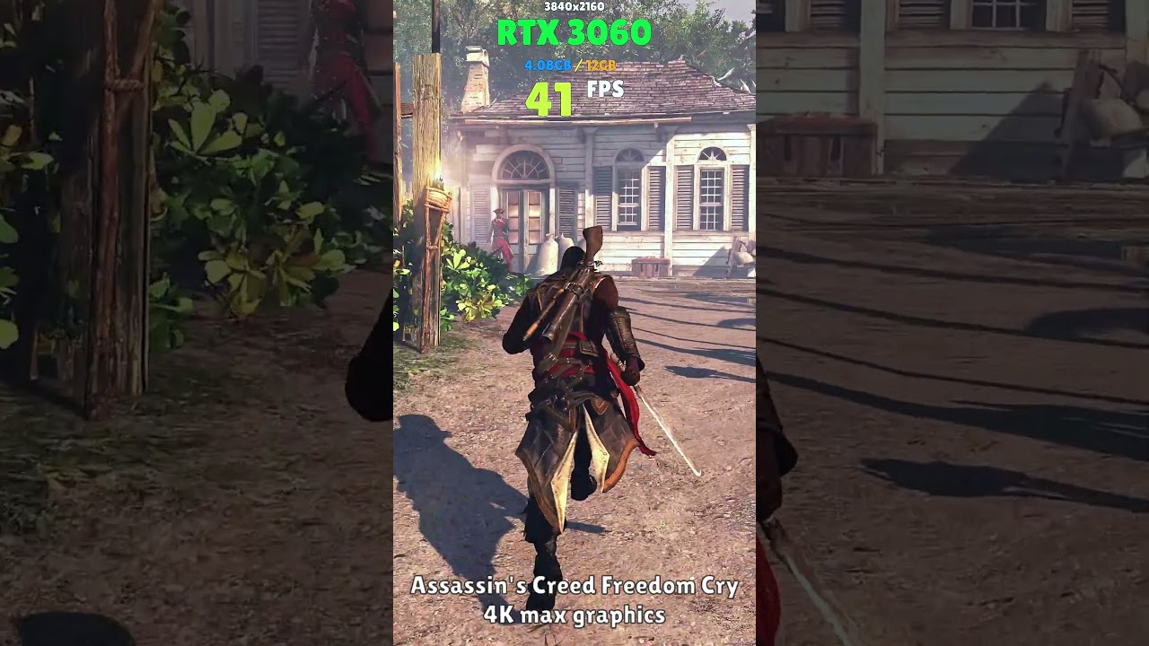 Assassin's Creed Freedom Cry 4K Max Graphics FPS (RTX 3060)