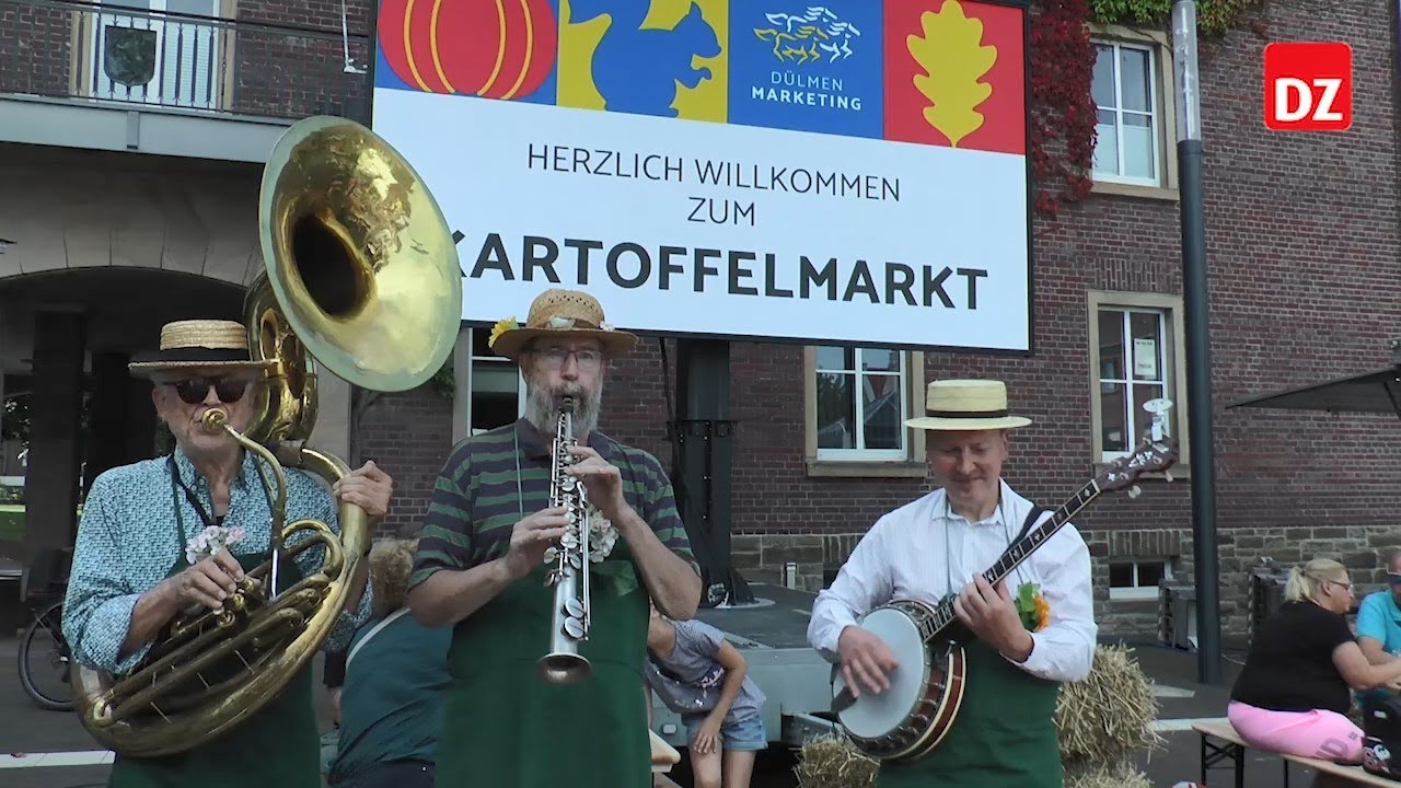 Kartoffelmarkt in der Dülmener Innenstadt