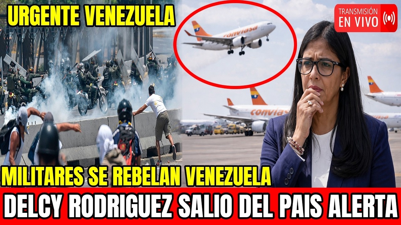 DELCY RODRIGUEZ SALIO DE VENEZUELA 🔴DIOSDADO CABELLO NO ENTREGARE MIRAFLORES 🔴EL PUEBLO SE LEVANTO