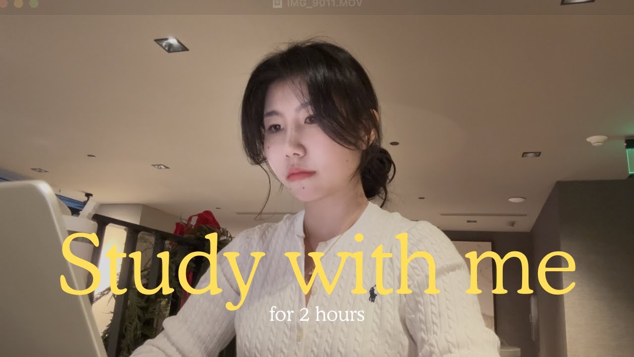 2HR STUDY WITH ME | Google software engineer from China | 跟我一起学习吧 | 🔥FIREPLACE/BONFIRE🔥 sound