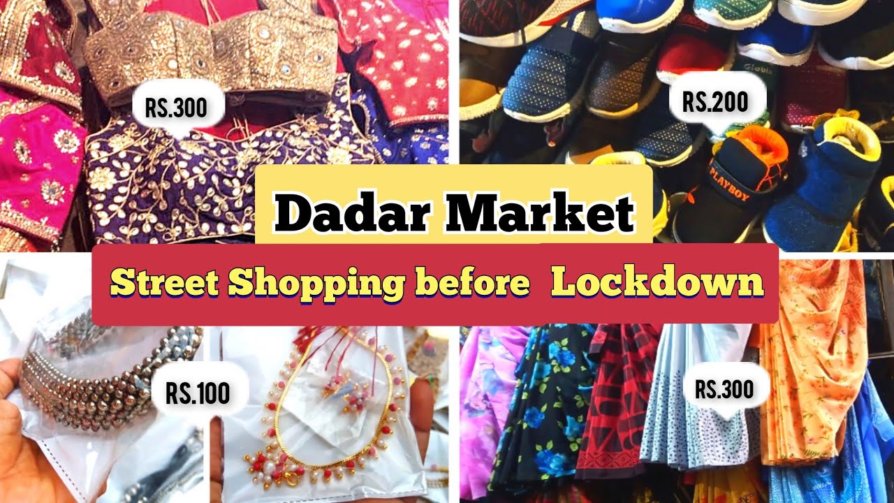 दादर-Dadar Market | Street Shopping in Mumbai | #dadar