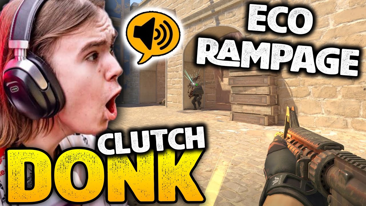 5 Kill Eco Round Clutch! Donk's Faceit Highlights