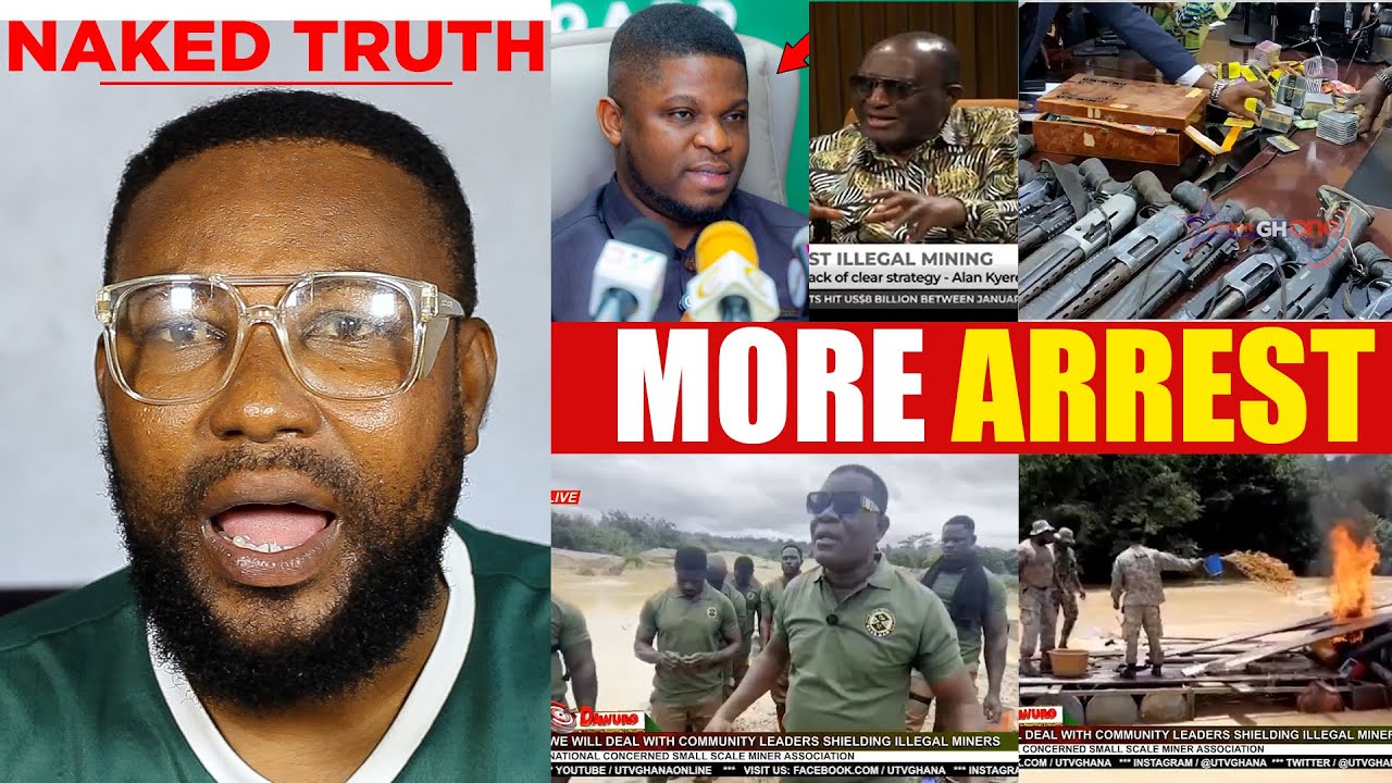 👏GHANA GOLD SMUGGLING Bust, Illegal Miners Raided & Alan Kyeremateng on Galamsey!🚨